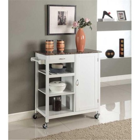 INROOM FURNITURE DESIGNS Inroom Furniture Design Y05-WH Kitchen Cart Y05-WH